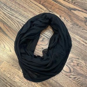 Black Infinity Scarf
